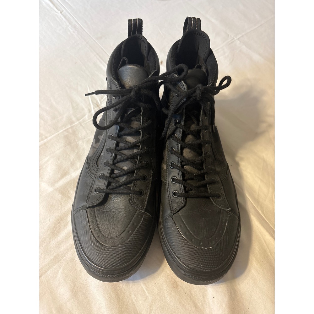 Vans Sk8-Hi MTE Sneakers Mens 13Black Camo  All Weather Leather Boots